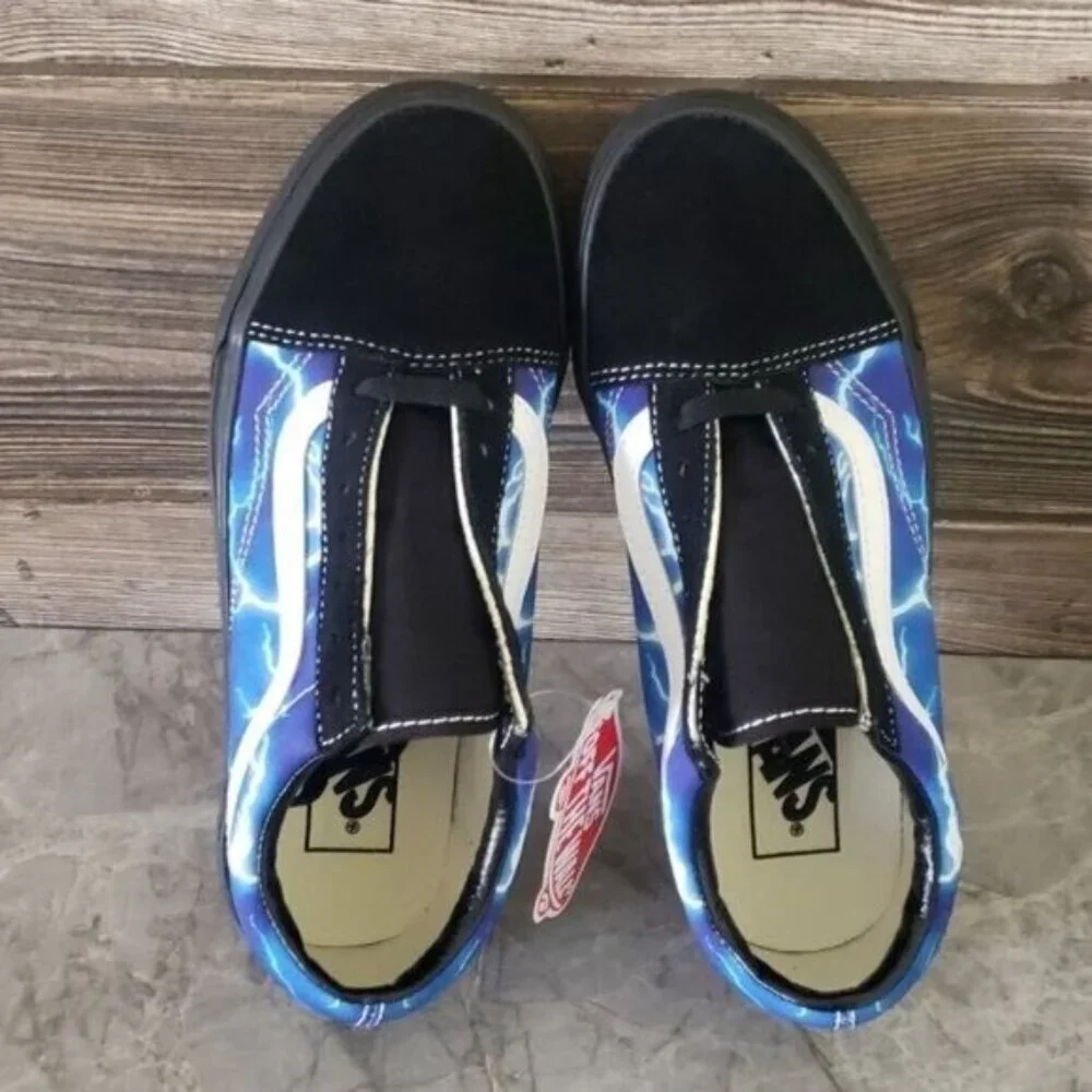 New Vans Old Skool Lightning Womens Sneakers Size 8 Festival Rave Streetwear Fun